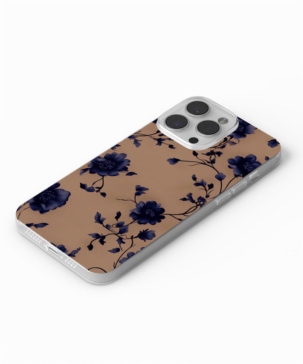 Latest 3rd-Generation Crystal Tough Glossy Flowers iPhone Case (MagSafe-Compatible)