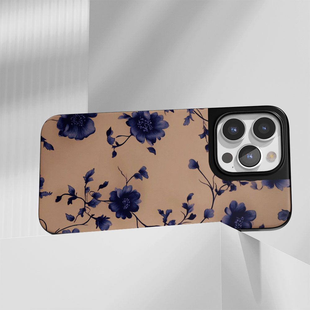 Industry-Level Tough Matte Flowers iPhone Case