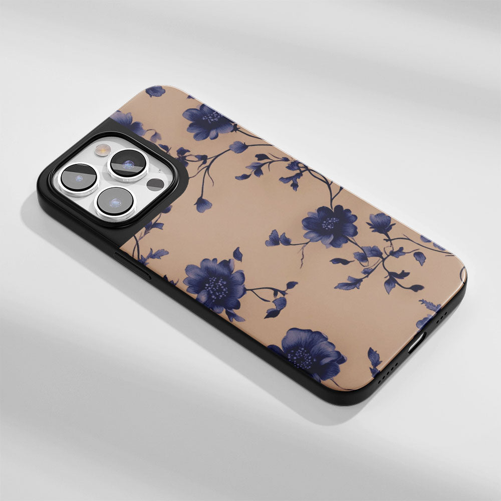 Industry-Level Tough Matte Flowers iPhone Case