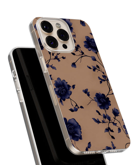 Latest 3rd-Generation Crystal Tough Glossy Flowers iPhone Case (MagSafe-Compatible)