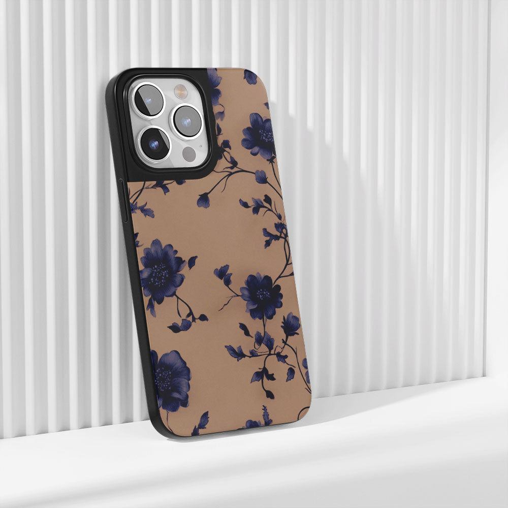 Industry-Level Tough Matte Flowers iPhone Case