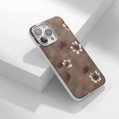 Latest 3rd-Generation Crystal Tough Glossy Flowers iPhone Case