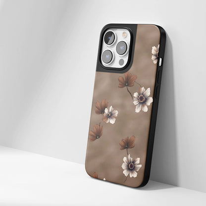 Industry-Level Tough Matte Flowers iPhone Case