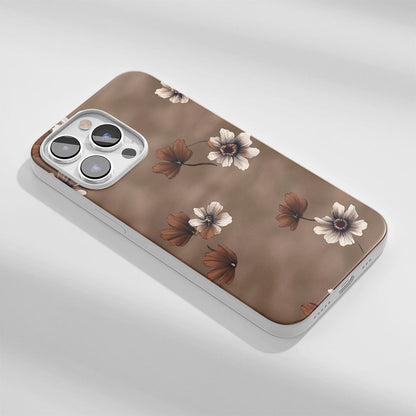 Latest 3rd-Generation Crystal Tough Glossy Flowers iPhone Case