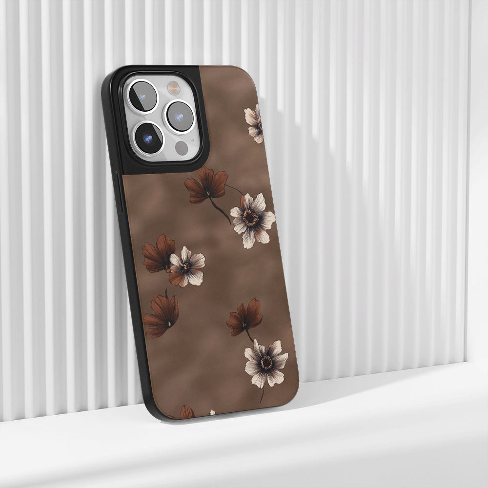 Industry-Level Tough Matte Flowers iPhone Case