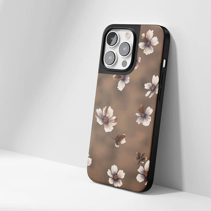 Industry-Level Tough Matte Flowers iPhone Case