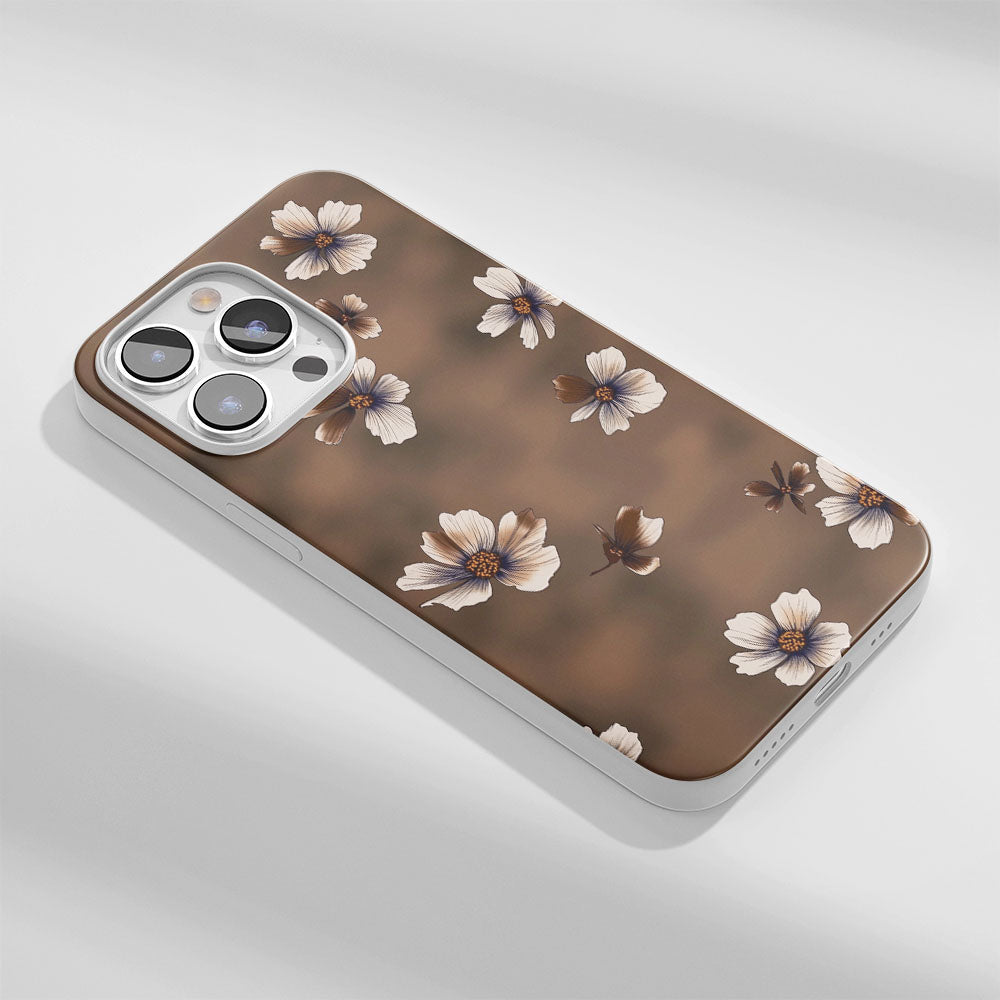 Latest 3rd-Generation Crystal Tough Glossy Flowers iPhone Case