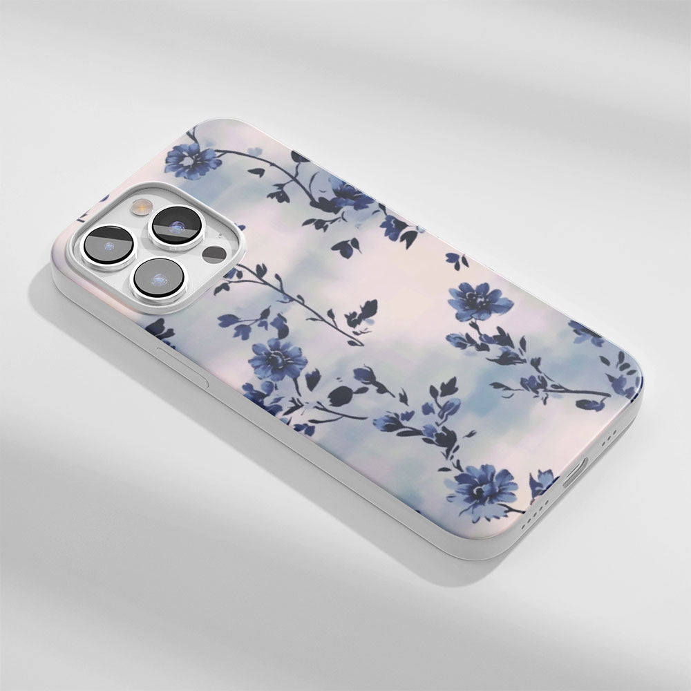 Latest 3rd-Generation Crystal Tough Glossy Flowers iPhone Case