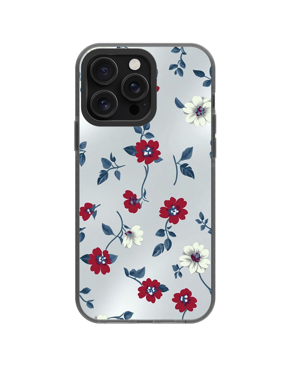 Latest 3rd-Generation Pop Tough Matte Flowers iPhone Case (MagSafe-Compatible) [Back Cover Only]