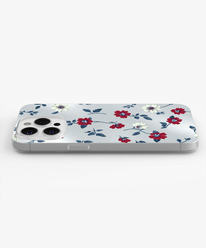Latest 3rd-Generation Crystal Tough Glossy Flowers iPhone Case (MagSafe-Compatible)