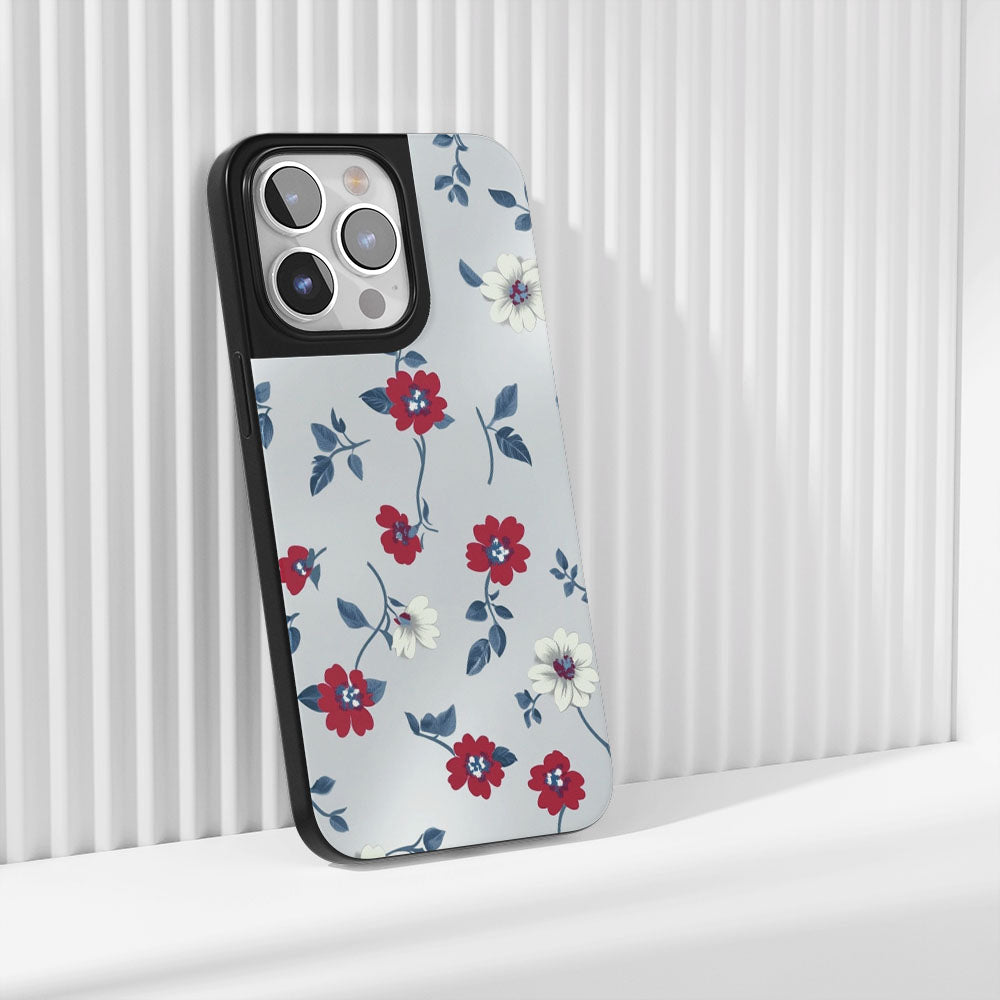 Industry-Level Tough Matte Flowers iPhone Case