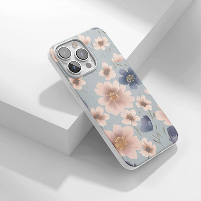 Latest 3rd-Generation Crystal Tough Glossy Flowers iPhone Case