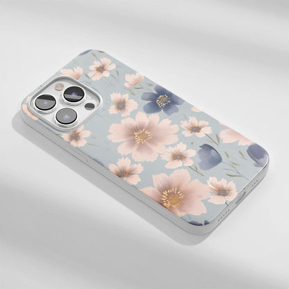 Latest 3rd-Generation Crystal Tough Glossy Flowers iPhone Case