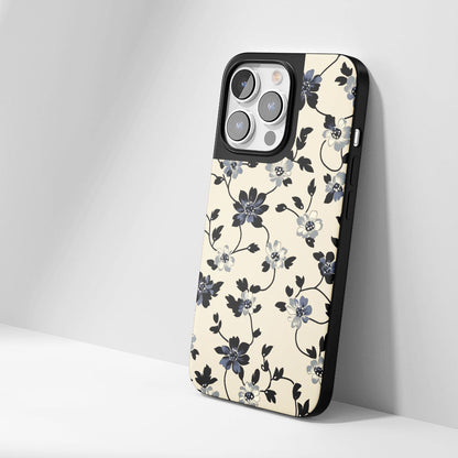 Industry-Level Tough Matte Flowers iPhone Case