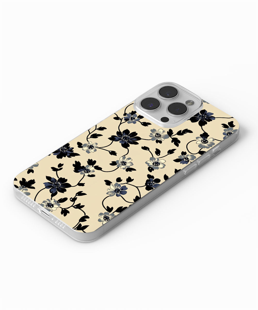 Latest 3rd-Generation Crystal Tough Glossy Flowers iPhone Case (MagSafe-Compatible)