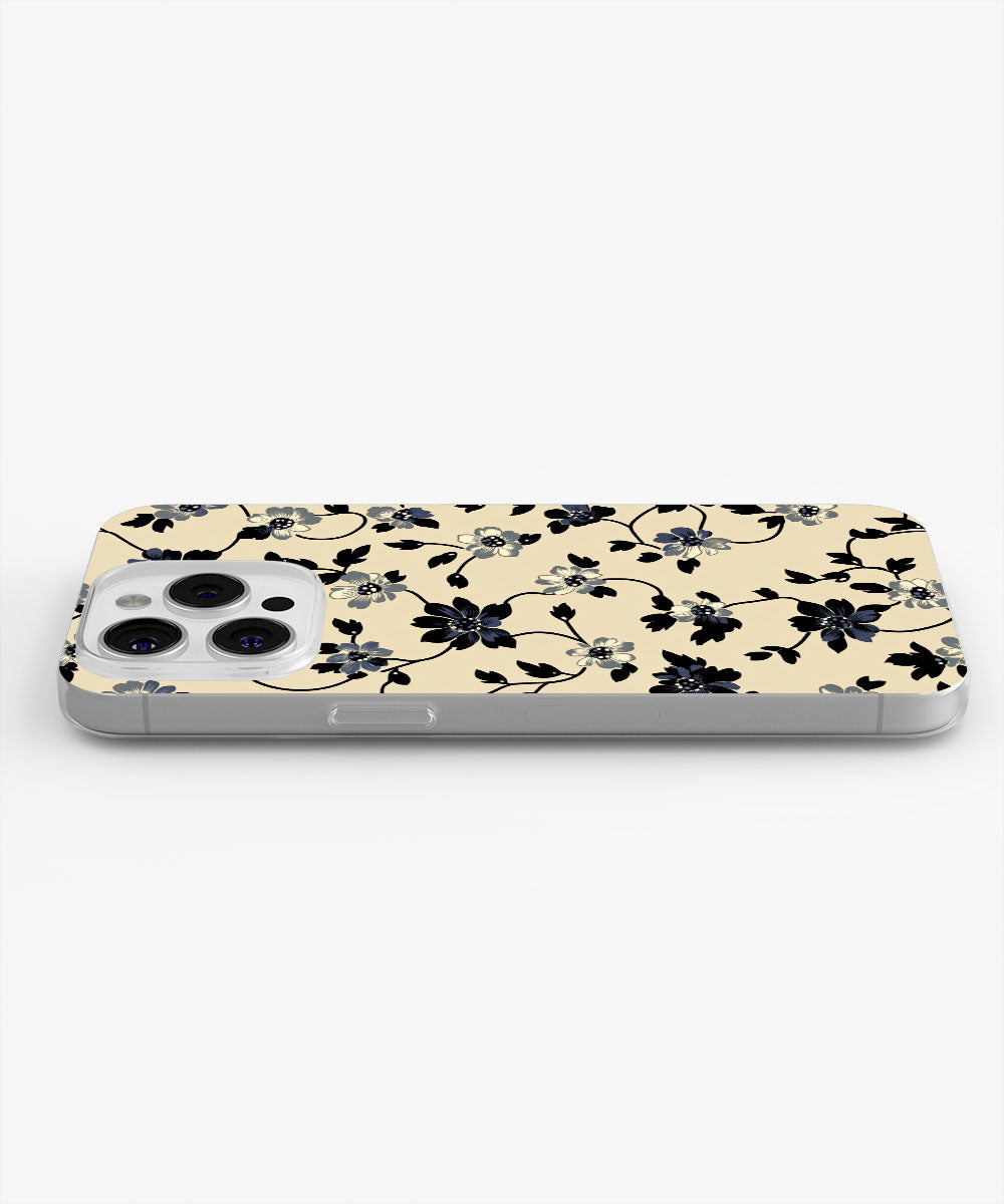 Latest 3rd-Generation Crystal Tough Glossy Flowers iPhone Case (MagSafe-Compatible)