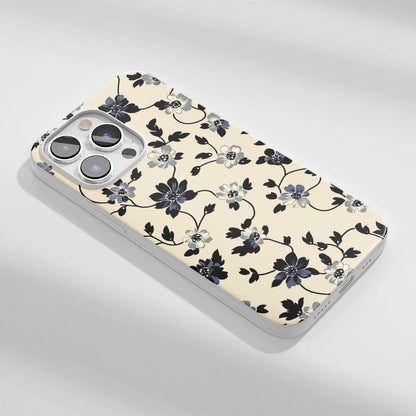 Latest 3rd-Generation Crystal Tough Glossy Flowers iPhone Case