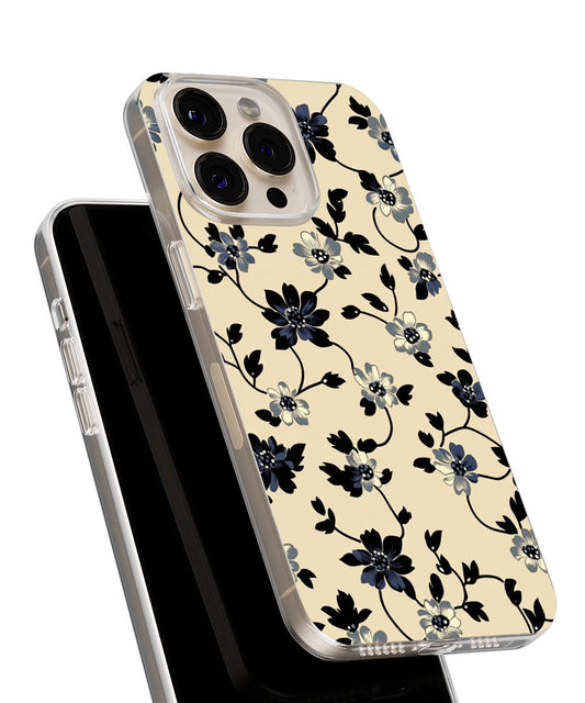Latest 3rd-Generation Crystal Tough Glossy Flowers iPhone Case (MagSafe-Compatible)