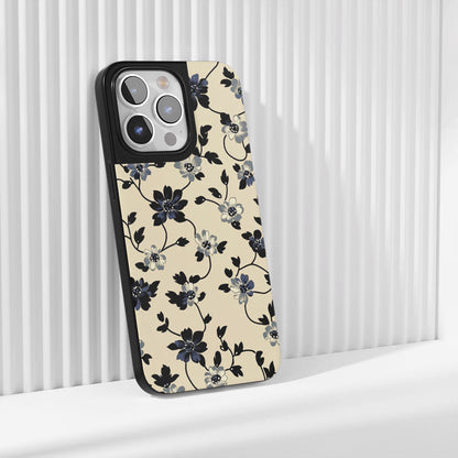 Industry-Level Tough Matte Flowers iPhone Case