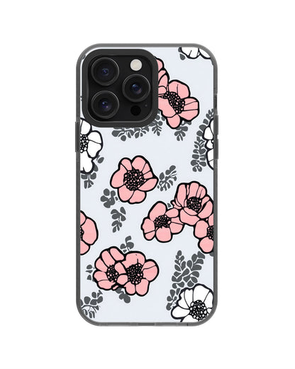 Latest 3rd-Generation Pop Tough Matte Flowers iPhone Case (MagSafe-Compatible) [Back Cover Only]