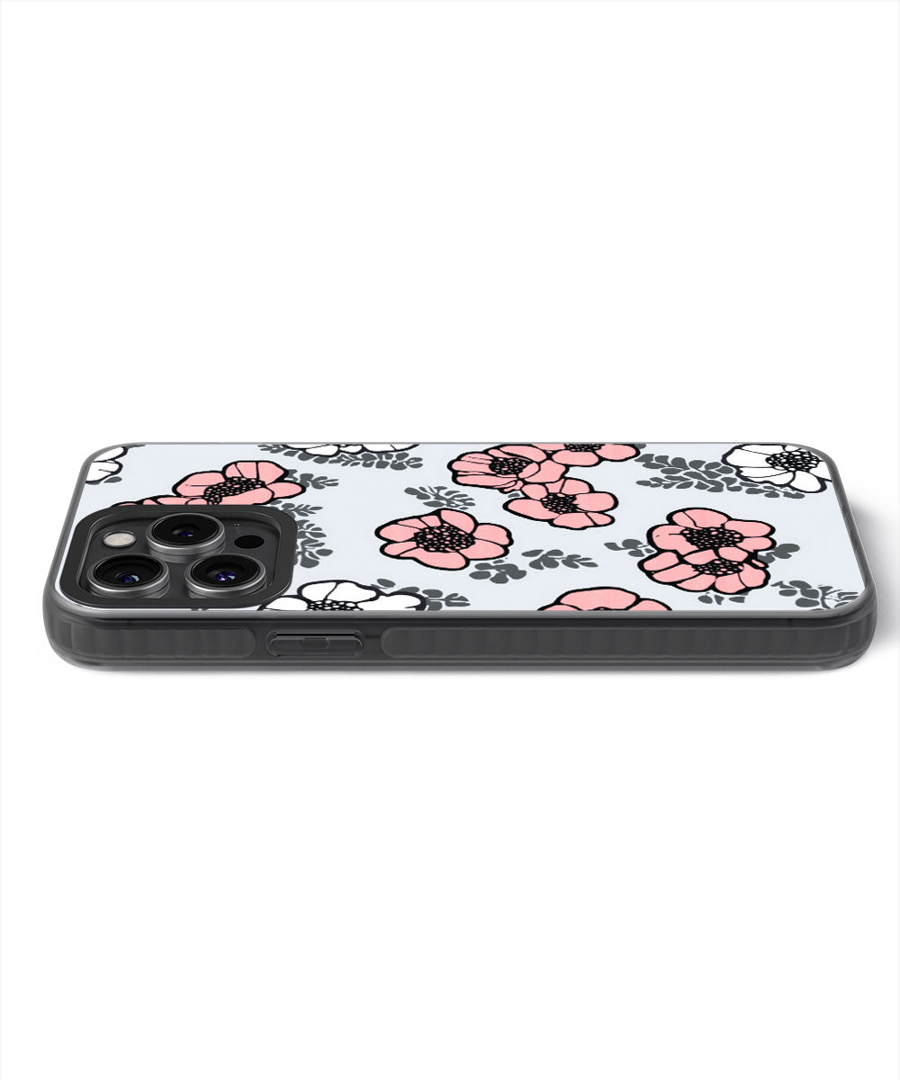 Latest 3rd-Generation Pop Tough Matte Flowers iPhone Case (MagSafe-Compatible)