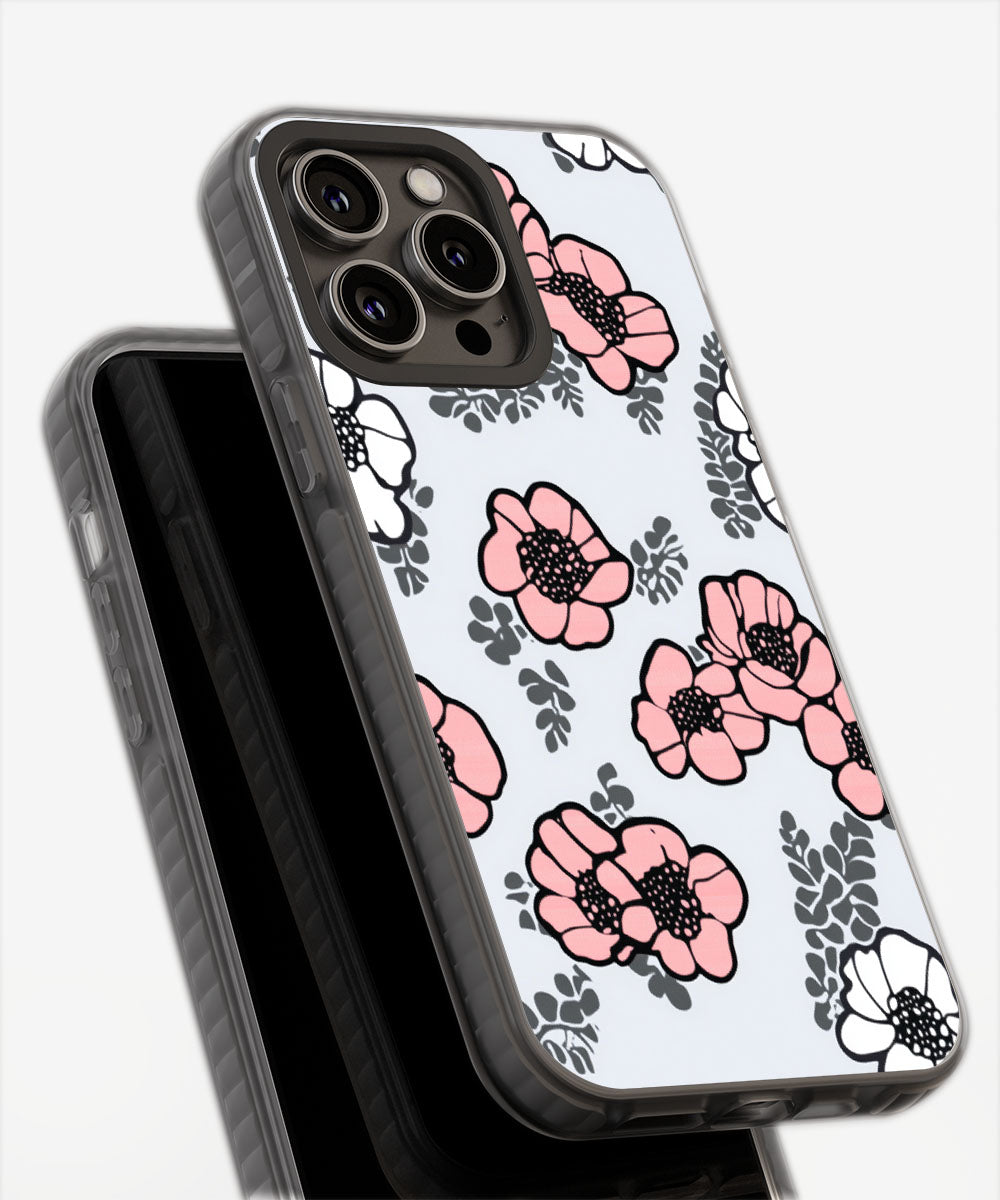 Latest 3rd-Generation Pop Tough Matte Flowers iPhone Case (MagSafe-Compatible)
