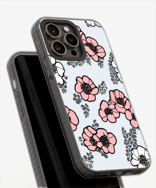 Latest 3rd-Generation Pop Tough Matte Flowers iPhone Case (MagSafe-Compatible)