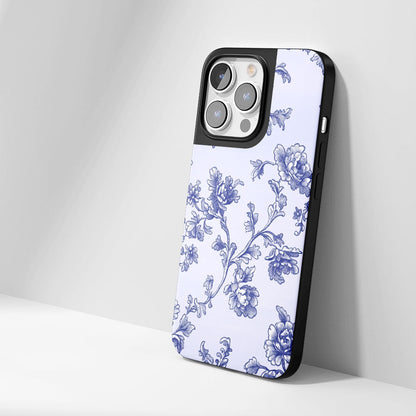 Industry-Level Tough Matte Flowers iPhone Case