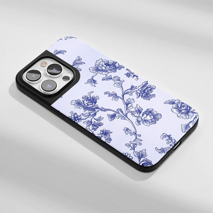 Industry-Level Tough Matte Flowers iPhone Case