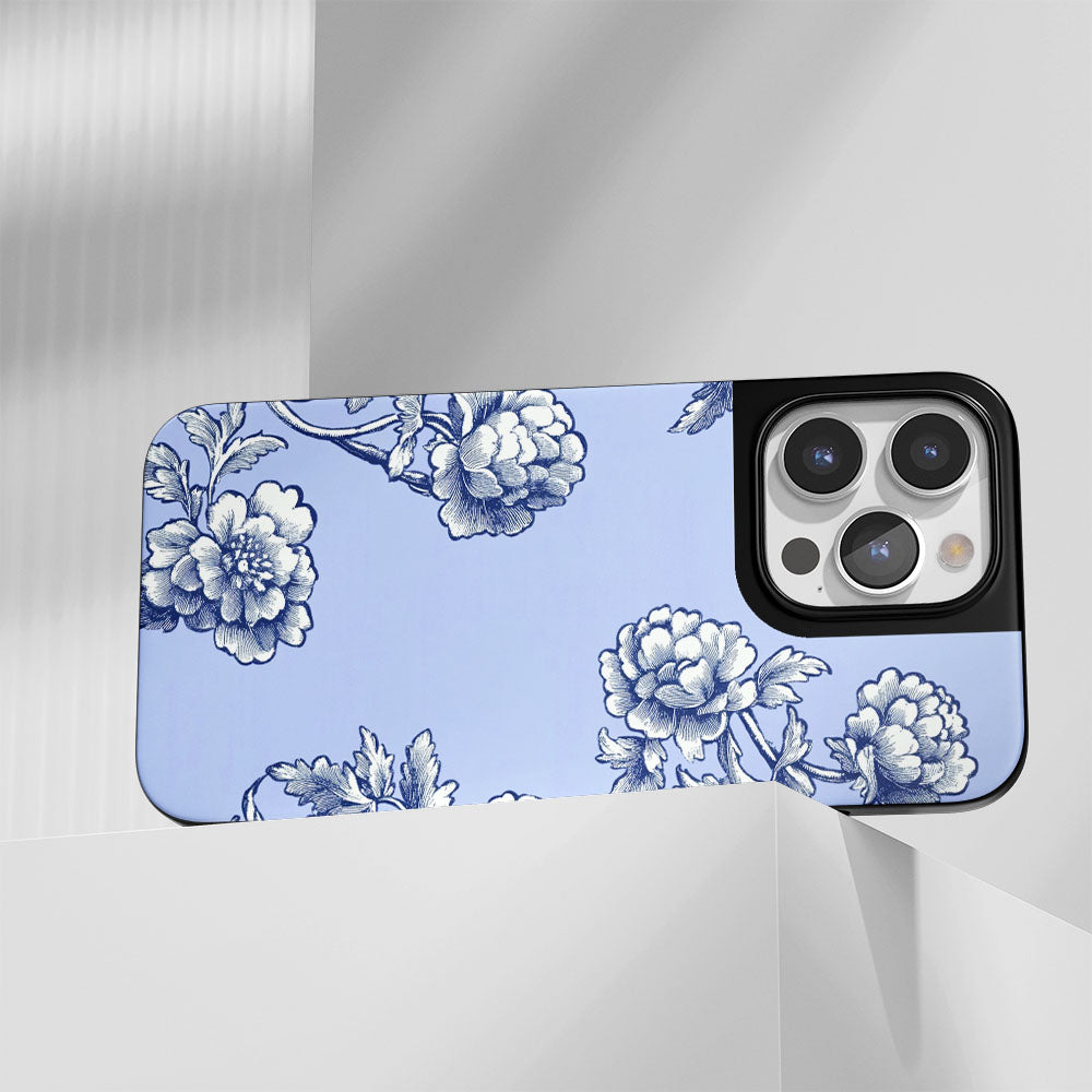 Industry-Level Tough Matte Flowers iPhone Case