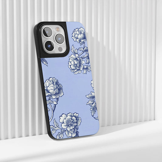 Industry-Level Tough Matte Flowers iPhone Case