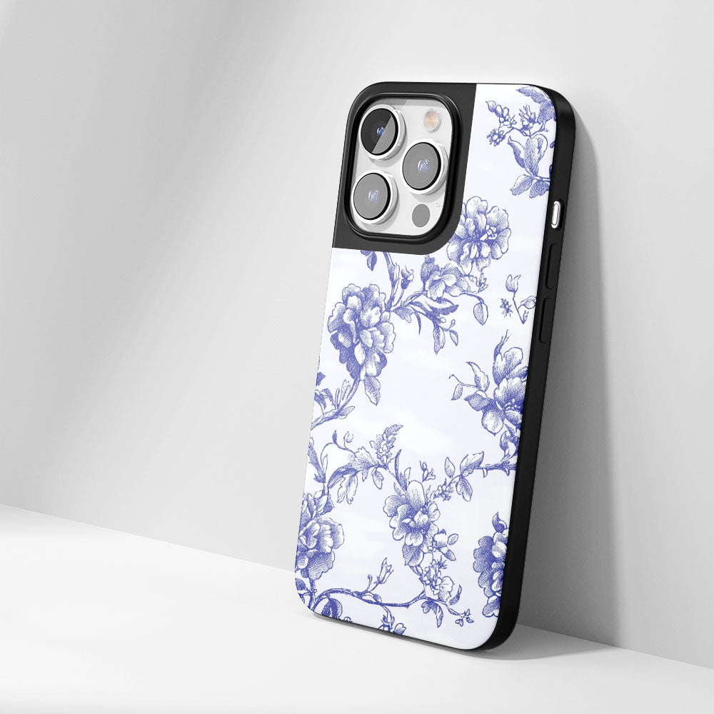 Industry-Level Tough Matte Flowers iPhone Case