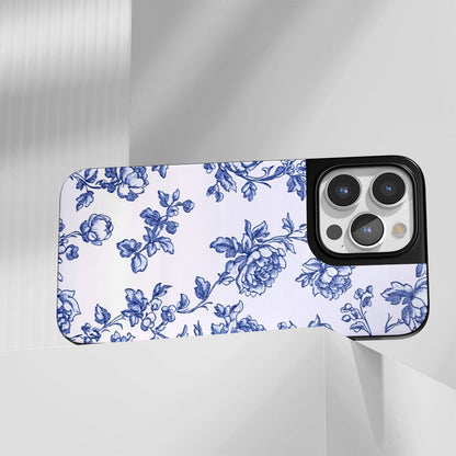 Industry-Level Tough Matte Flowers iPhone Case