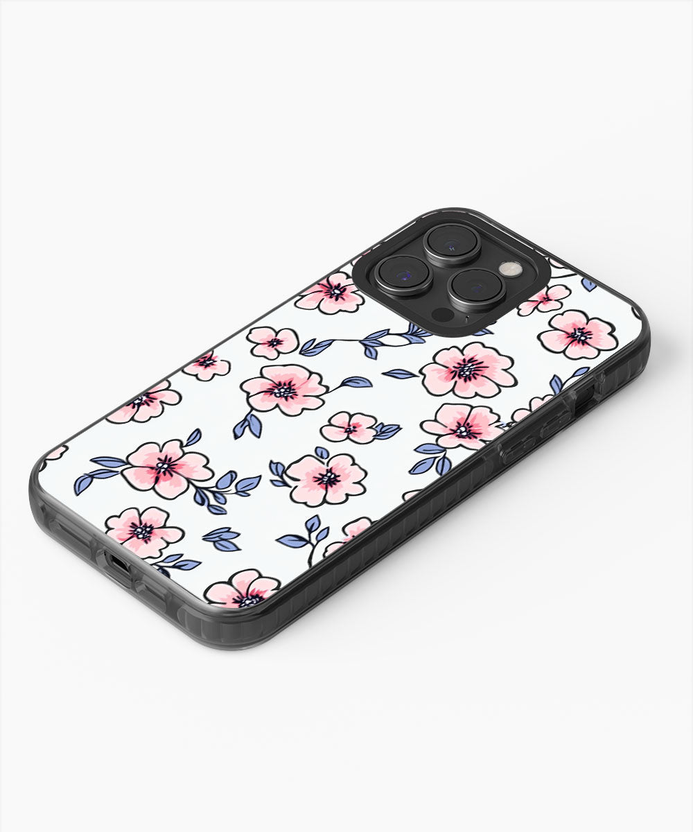 Latest 3rd-Generation Pop Tough Matte Flowers iPhone Case (MagSafe-Compatible)