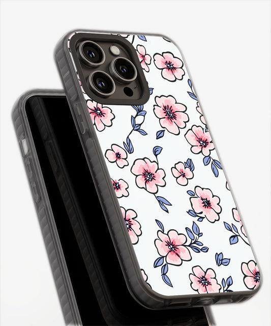 Latest 3rd-Generation Pop Tough Matte Flowers iPhone Case (MagSafe-Compatible)