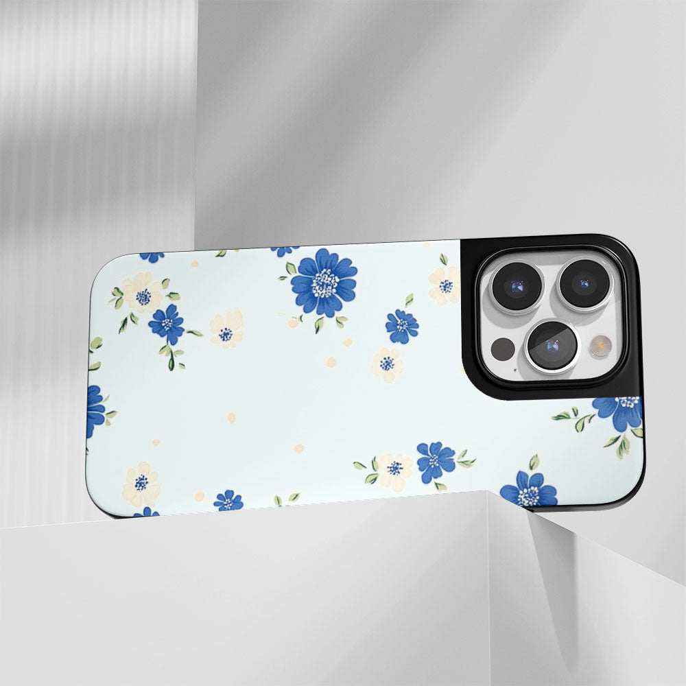 Industry-Level Tough Matte Flowers iPhone Case