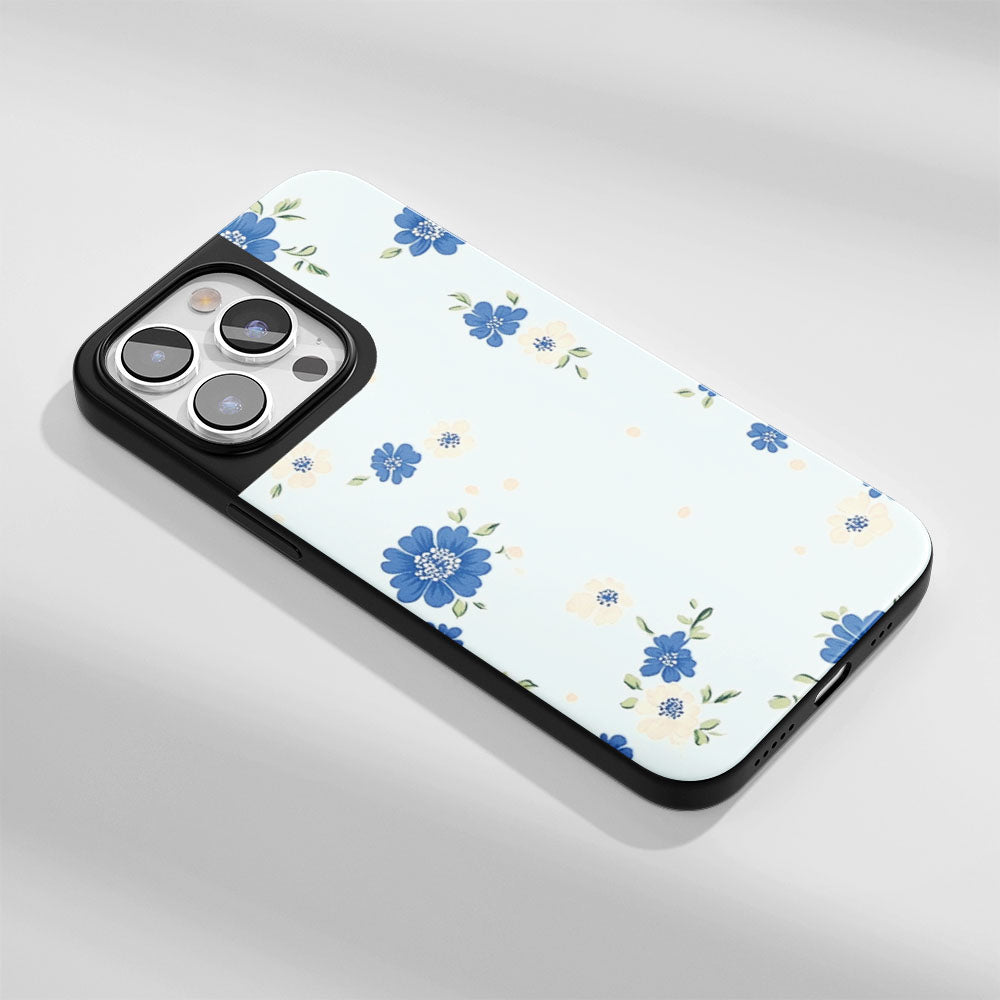 Industry-Level Tough Matte Flowers iPhone Case