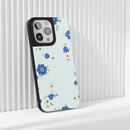 Industry-Level Tough Matte Flowers iPhone Case