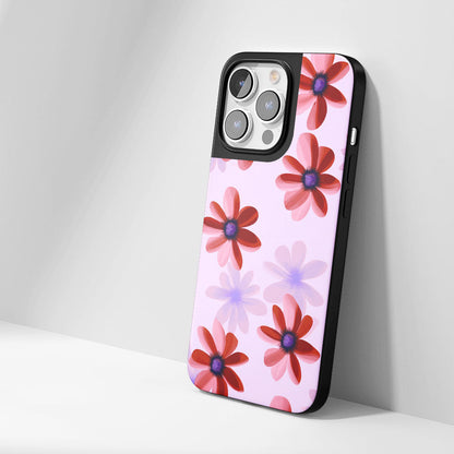 Industry-Level Tough Matte Flowers iPhone Case