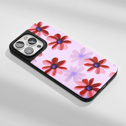 Industry-Level Tough Matte Flowers iPhone Case