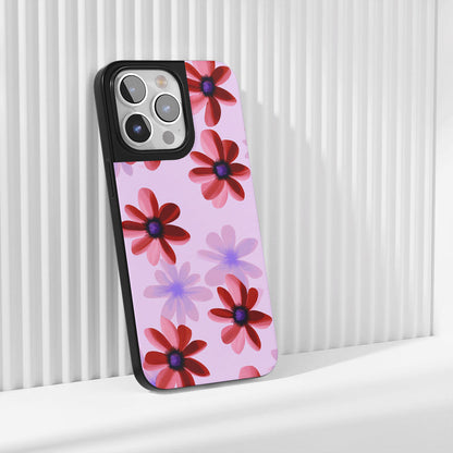 Industry-Level Tough Matte Flowers iPhone Case