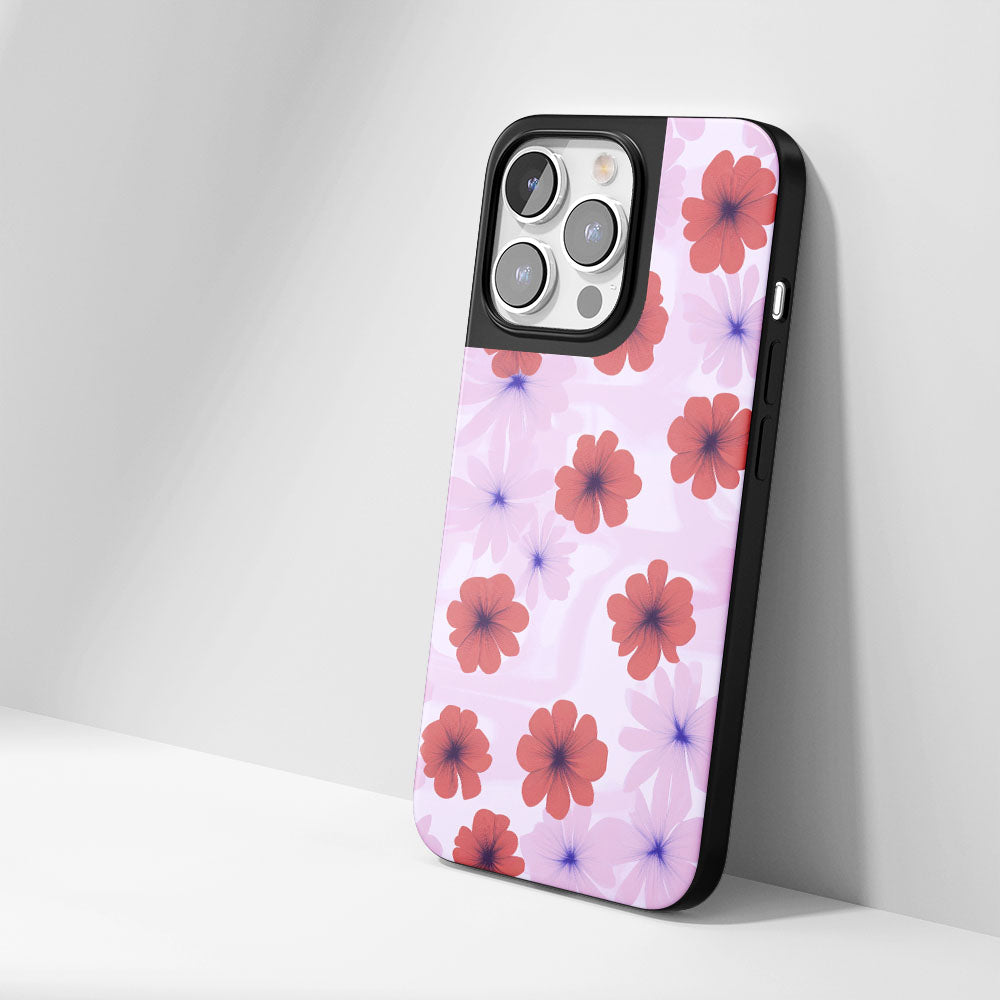 Industry-Level Tough Matte Flowers iPhone Case