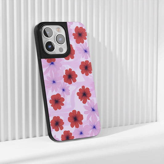 Industry-Level Tough Matte Flowers iPhone Case