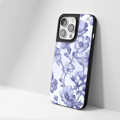 Industry-Level Tough Matte Flowers iPhone Case