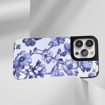 Industry-Level Tough Matte Flowers iPhone Case