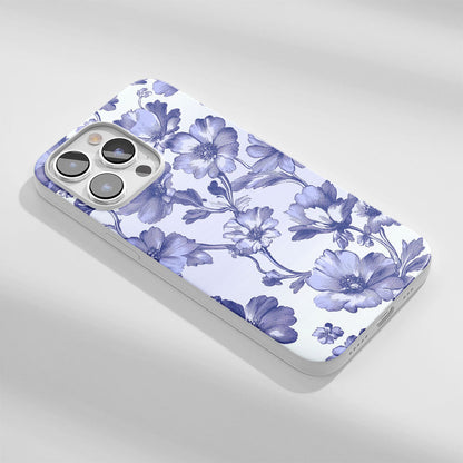 Latest 3rd-Generation Crystal Tough Glossy Flowers iPhone Case