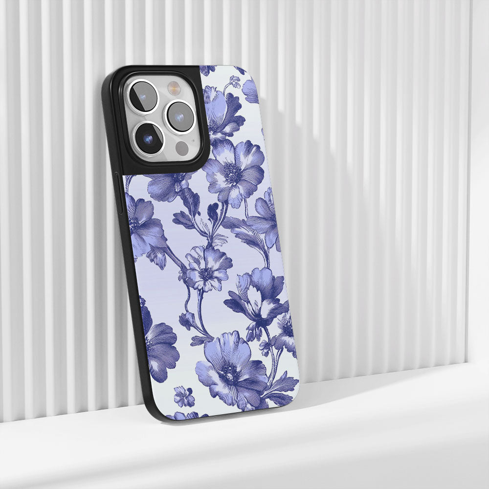 Industry-Level Tough Matte Flowers iPhone Case