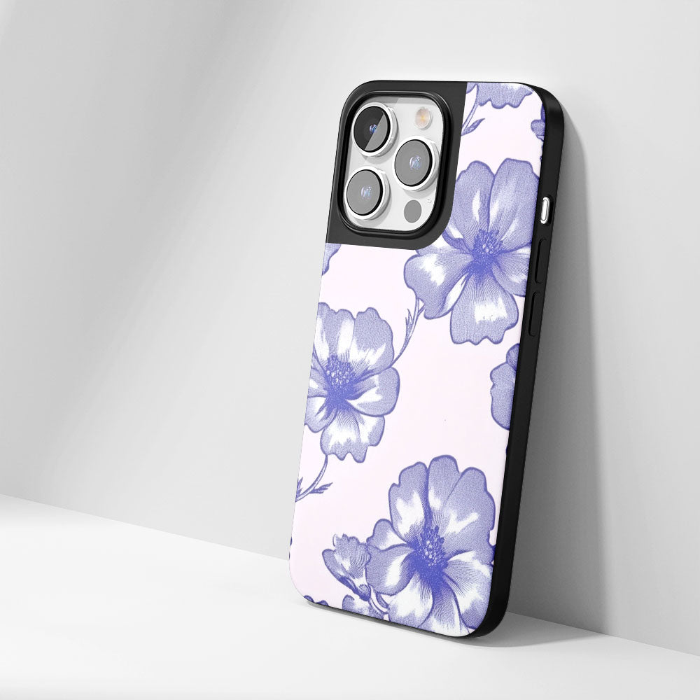 Industry-Level Tough Matte Flowers iPhone Case