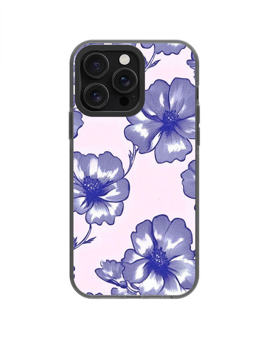 Latest 3rd-Generation Pop Tough Matte Flowers iPhone Case (MagSafe-Compatible) [Back Cover Only]