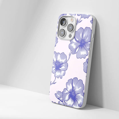 Latest 3rd-Generation Crystal Tough Glossy Flowers iPhone Case